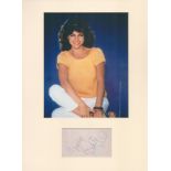 Actor, Sally Field mounted signature piece, overall size 16x12. This beautiful item features a