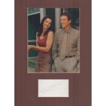 Actor, Ted Danson matted Becker signature piece, overall size 16x12. This beautiful item features