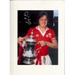 David McCreery mounted signature piece. 12x16 Mounted 1977 Fa Cup Photo. Good condition. All