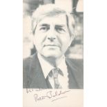 Actor, Peter Baldwin signed 6x4 black and white photograph. Baldwin (29 July 1933 - 21 October 2015)