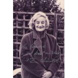 Actor, Liz Smith signed 6x4 black and white photograph dedicated to Claire. Smith, was an English