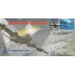 WW2 RAF F/O Joe Dacey DFC (617 Squadron) Signed Operation Chastise First Day Cover. 13 of 20