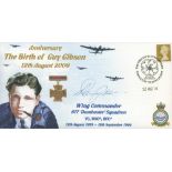 WW2 Flt Lt Harry Humphries Signed Anniv of the Birth of Guy Gibson 12/8/2006 FDC. 22 of 25 Covers