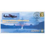 WW2 RAF Flt Lt Harry Humphries Signed Operation Chastise First Day Cover. 4 of 25 Covers Issued.