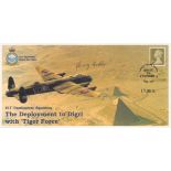 WW2 RAF W/O Gerry Hobbs Signed Deployment to Digri with Tiger Force FDC. 5 of 5 Covers Issued.