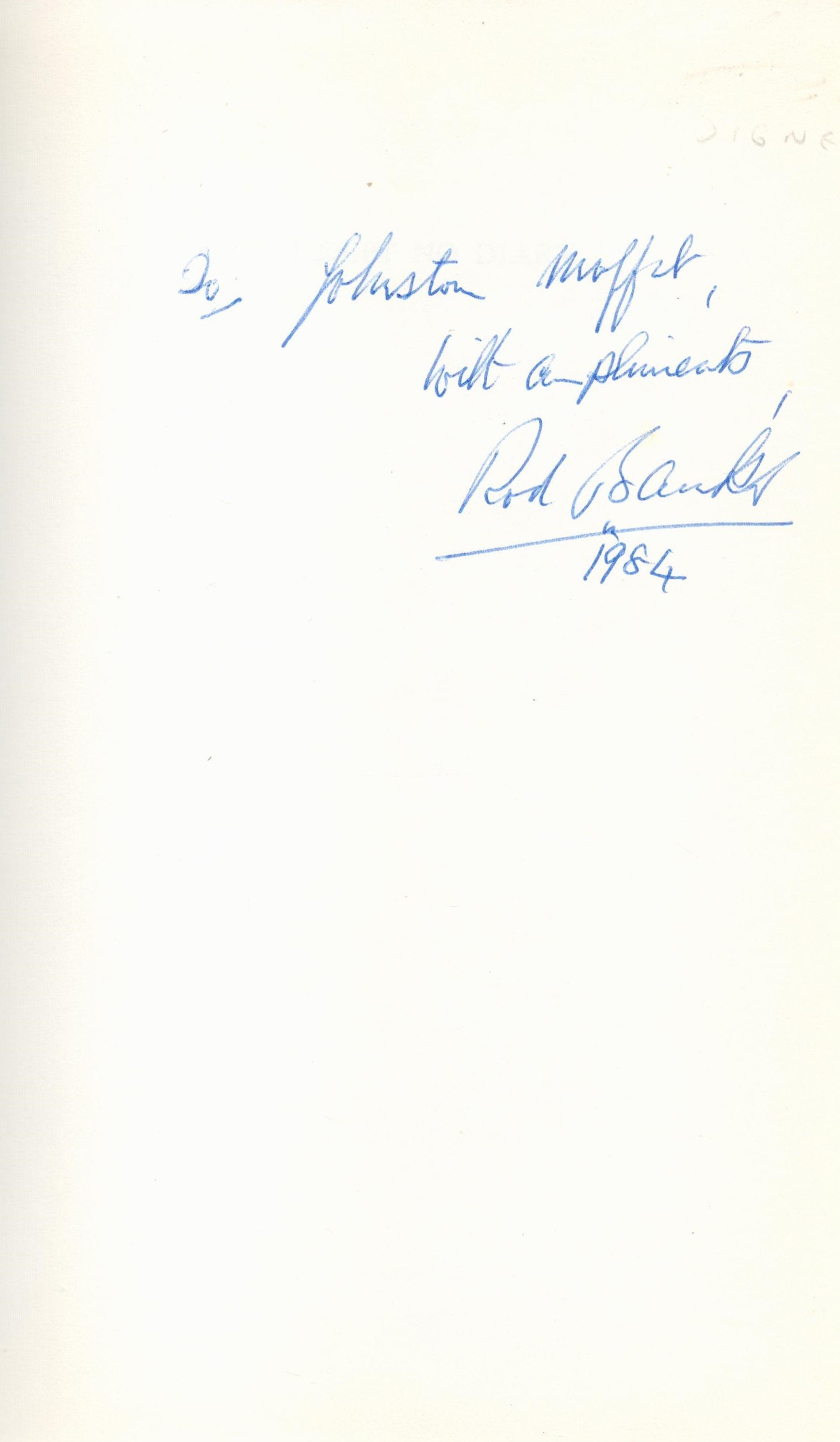 WW2 Air Commodore F R (ROD) Banks Hand signed book Titled I Kept No Diary Signed on first page dated - Image 2 of 4