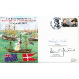 Michael Nash and Bernard Matthews Signed Bicentenary of the Battle of Copenhagen 2/4/2001 FDC. 69 of