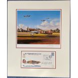 WW2 Mount includes Colour Print by Nicolas Trudgian (limited edition 30 / 250) Signed by the