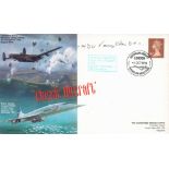 WW2 Mick Vaughan (Gunner Taits Crew) Signed Classic Aircraft FDC. 12 of 24 Covers Issued. 26p QE