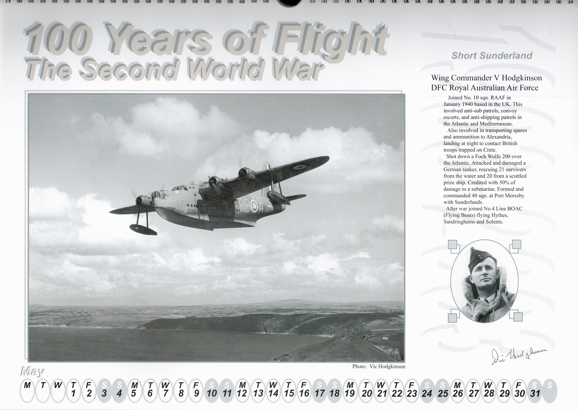 Multi Signed 100 Years of Flight Calendar, Limited Edition, Superb Signatures. Personally Signed - Image 4 of 4