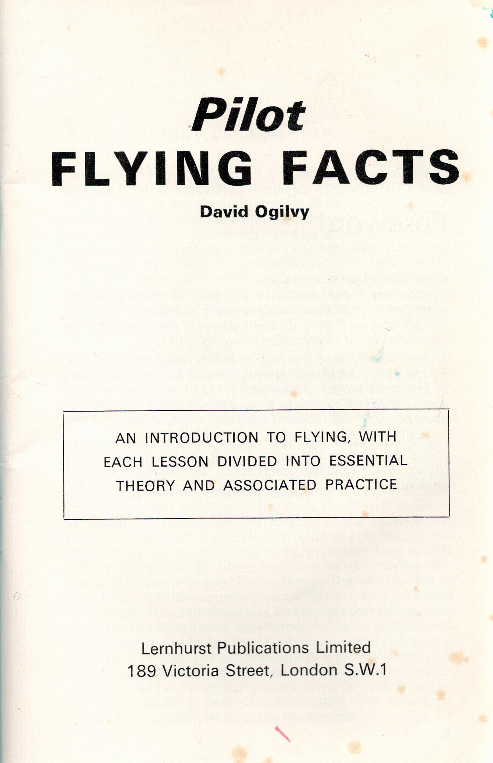 WW2 Two Information Booklets, Pilot Navigation by RJ Thornborough and Pilot Flying Facts by David - Image 3 of 3