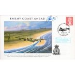 WW2 Phil Martin DFC (617 Squadron) Signed Enemy Coast Ahead FDC With Malcolm Kinnear Lancaster