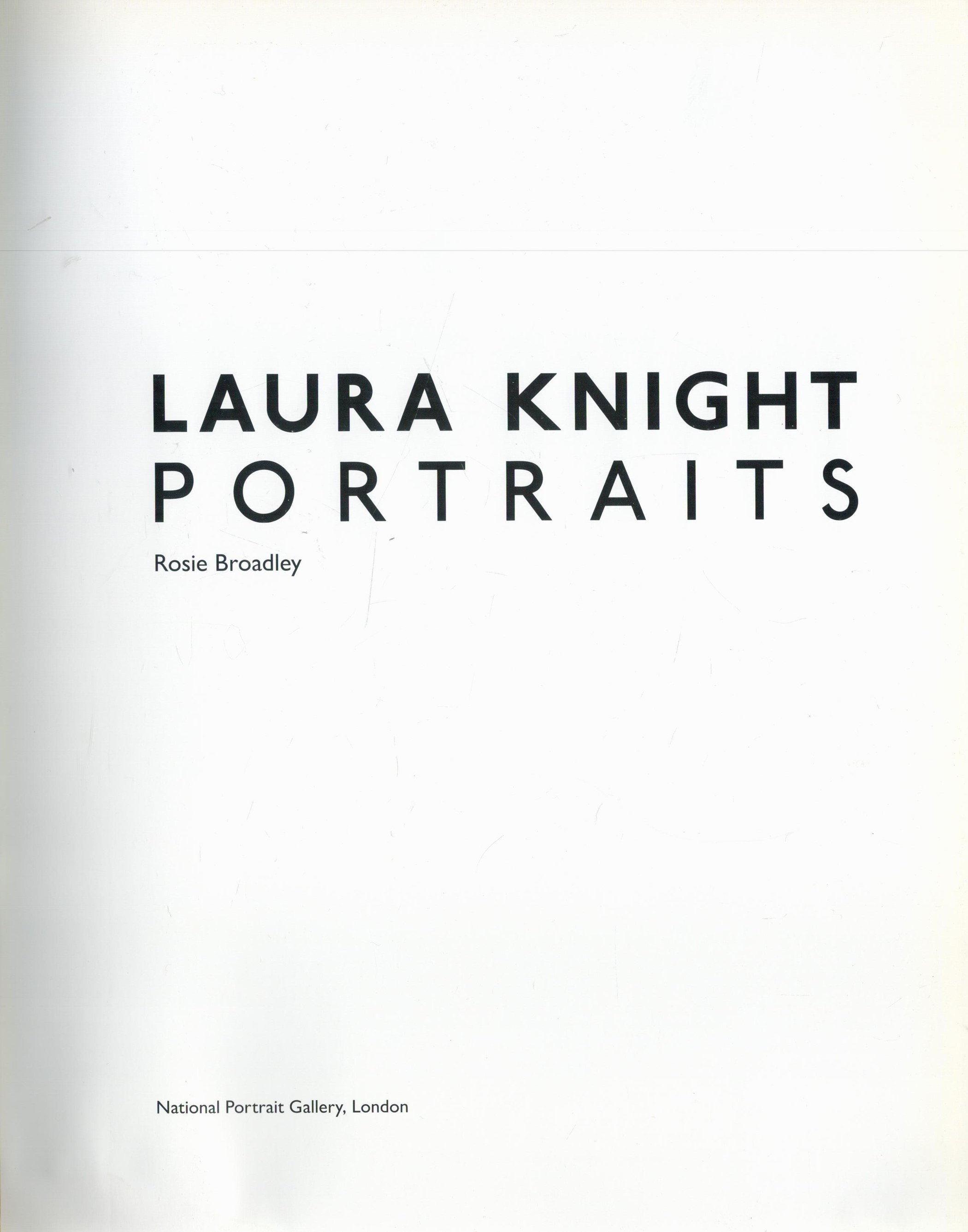 Laura Knight Portraits by Rosie Broadley 2014 First Edition Softback Book with 127 pages published - Image 2 of 3