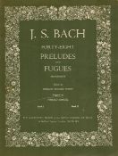 J S Bach Forty-Eight Preludes and Fugues Edited by Donald Francis Tovey 1951 edition unknown