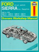 Ford Sierra (Petrol) Haynes Owners Workshop Manual by Steve Rendle 1992 First Edition Hardback