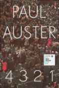 4. 3. 2. 1. by Paul Auster 2017 First Edition Hardback Book with 866 pages published by Faber and