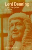 The Discipline of Law by Lord Denning 1979 First Edition Softback Book with 331 pages published by