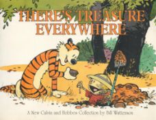 There's Treasure Everywhere by Bill Watterson 1996 First Edition Softback Book with 175 pages