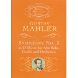 Gustav Mahler Symphony No 3 in D Minor for Alto Solo, Choirs and Orchestra 2002 First Dover