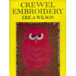 Crewel Embroidery by Erica Wilson 1964 First Edition Hardback Book with 153 pages published by Faber
