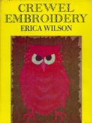 Crewel Embroidery by Erica Wilson 1964 First Edition Hardback Book with 153 pages published by Faber