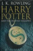 Harry Potter and The Deathly Hallows by J K Rowling 2007 First Edition Hardback Book with 607