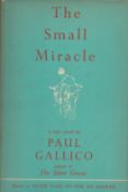 The Small Miracle by Paul Gallico 1951 First Edition Hardback Book with 47 pages published by