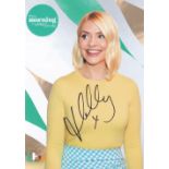 Holly Willoughby, TV Presenter, 8x6 inch Signed Photo. Good condition. All autographs come with a