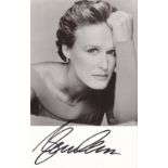 Glenn Close, Hollywood Actress, 6x4 inch Signed Photo. Good condition. All autographs come with a