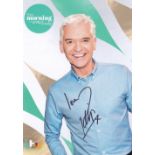 Philip Schofield, Theatre and TV Presenter, 8x6 inch Signed Photo. Good condition. All autographs