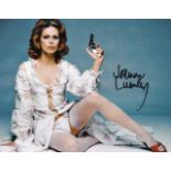 Joanna Lumley, Popular Actress Avengers, 10x8 inch Signed Photo. Good condition. All autographs come