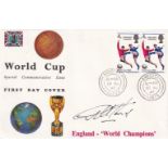 Geoff Hurst, 1966 World Cup Winner, Signed FDC. Good condition. All autographs come with a