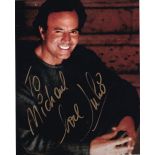 Julio Iglesias, Spanish Chart Topper, 10x8 inch Signed Photo. Good condition. All autographs come