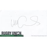 Will Greenwood, England Rugby Union World Cup Winner, Signed Rugby FDC. Good condition. All