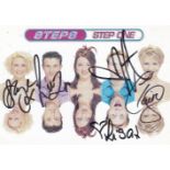 Steps, Chart Topping Group, 6x4 inch Fully Signed Photo. Good condition. All autographs come with