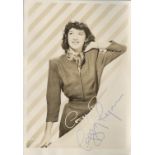 Peggy Ryan signed 7x5 black and white photo. Ryan (August 28, 1924 - October 30, 2004)was an