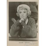 Elaine Stritch signed 7x5 black and white photo. Stritch was an American actress, best known for her