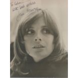 Jan Harvey signed 6x8 black and white photo. Harvey is a British actress. She is known for her