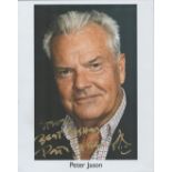 Peter Jason signed 10x8 colour photo. Jason is an American character actor. He has appeared in