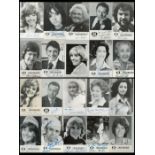 Crossroads collection of signed original promo cards. Signatures such as Paul Henry, Ronald Allen,