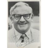 Ronnie Barker signed 8x6 black and white photo. Barker OBE was an English actor, comedian and