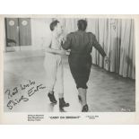 Shirley Eaton signed 10x8 black and white Carry On Sergeant promo photo. Eaton (born 12 January