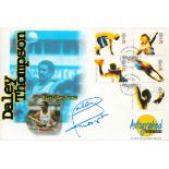 British decathlete Daley Thompson Signed Personal Autograph Editions FDC. Signed in black ink. 5