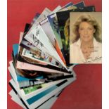 TV and Film stars Collection of 20 vintage Signed photos approx size 5 x 3 includes Charlie Dimmock,