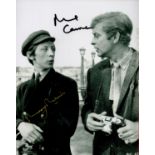 Alfie, a 10x8 film photo signed by Michael Caine. Also signed by Murray Melvin, an actor has