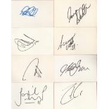 Tottenham Hotspurs FC Collection of 8 Signed White Autograph Cards. Needs More Research to Establish