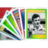 Football Collection of 7 Presentation Photos Signed. All A4 Size. Signatures include Alex Young (