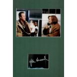 Home Alone's DAD John Heard Signed Signature Piece With Colour Home Alone Photo, Mounted to an