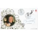 Jimmy Tarbuck OBE Signed Comic Heritage Official Cover, Benhams Silk Cachet FDC. British Stamp