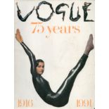 Vouge 75 Years 1916-1991 Magazine From Jan Leeming's Personal Collection. Showing Early Signs of